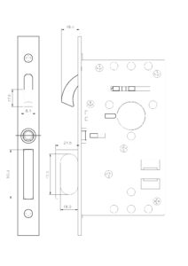 Pocket door lock-3